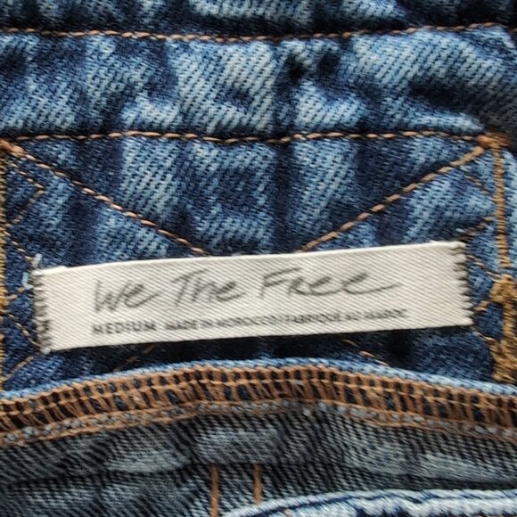 Free People x We The Free Overall Smock Mini Dress Medium - Picture 3 of 7